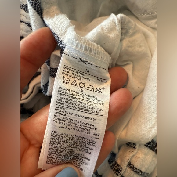 🛍️$5 SALE - Old Navy Linen & Viscose Jumpsuit, size medium - Picture 7 of 7